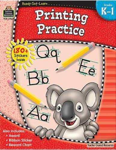 Ready-Set-Learn: Printing Practice Grd K-1 - Paperback - VERY GOOD