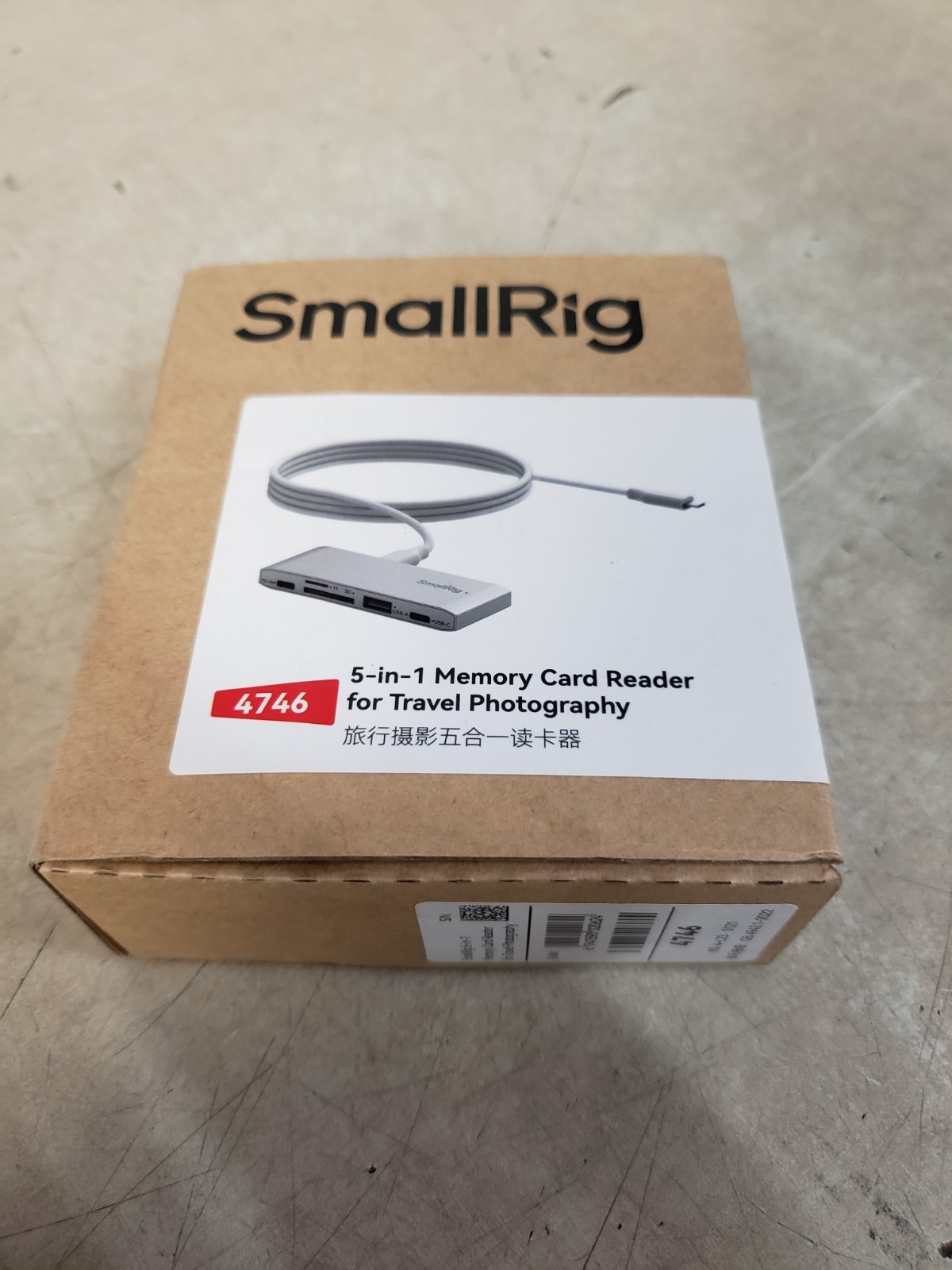 SmallRig 5-in-1 Memory Card Reader for Travel Photography 4746