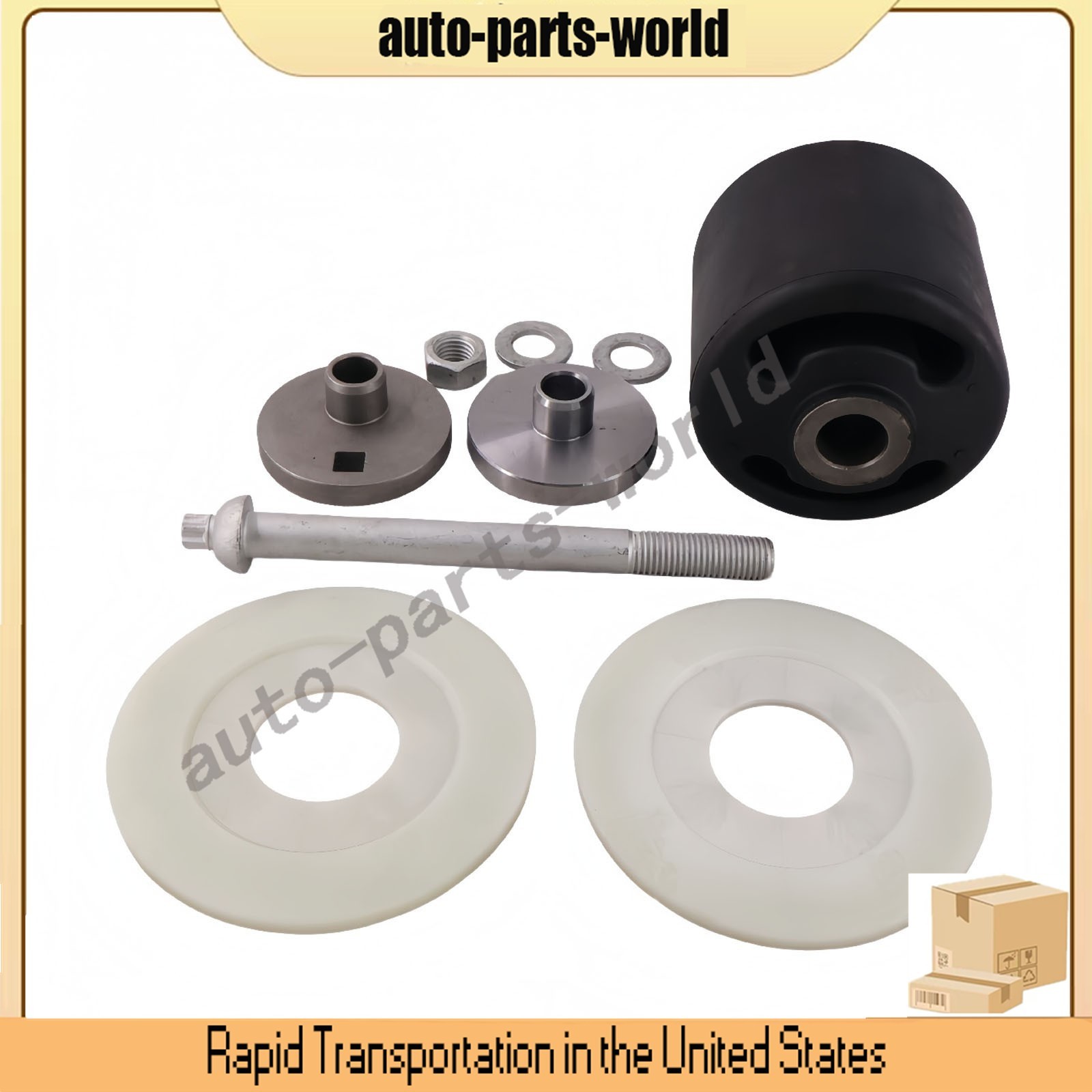 For Hendrickson Quick Align Pivot Bushing Kit+Alignment Collars S-28654