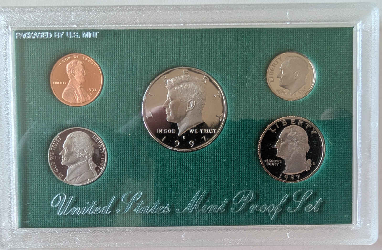 1997 Clad Proof Set U.S. Mint Original Government Packaging OGP
