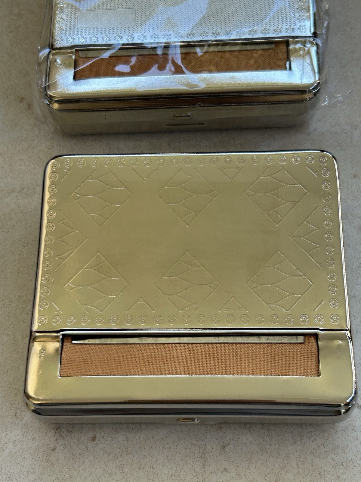 2 Chrome Automatic Tobacco Rolling Box 2 Different Designs
