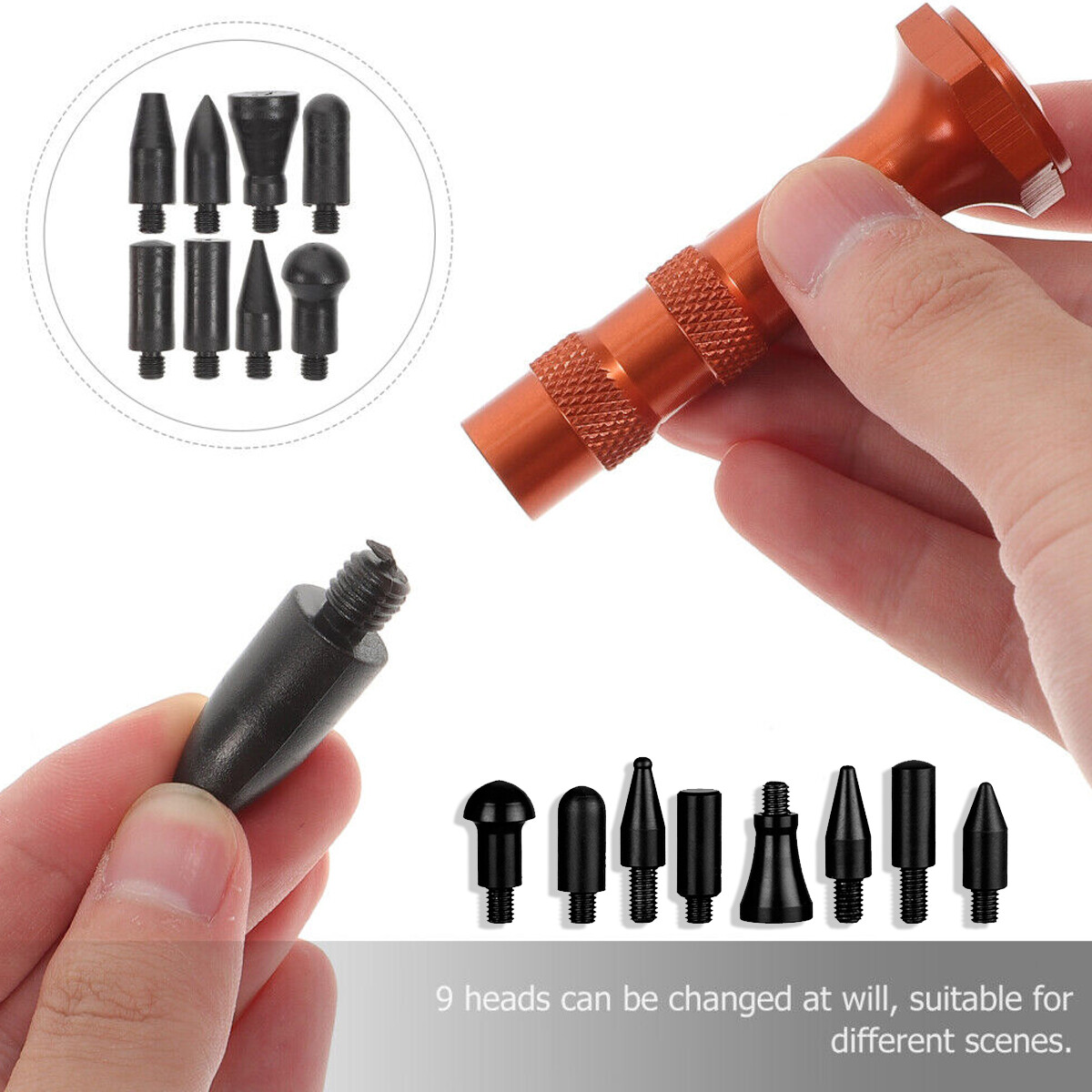 118X Universal Car Dent Paintless Repair Kits Tools Puller Push Rods Removal Bod