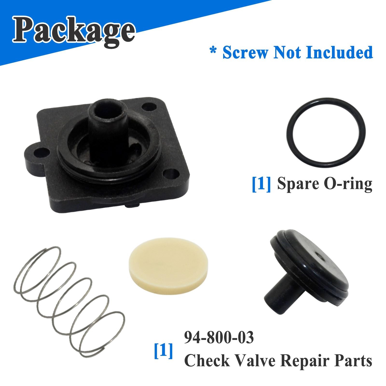 with Gaskets for 4008 Pump Check Valve Model