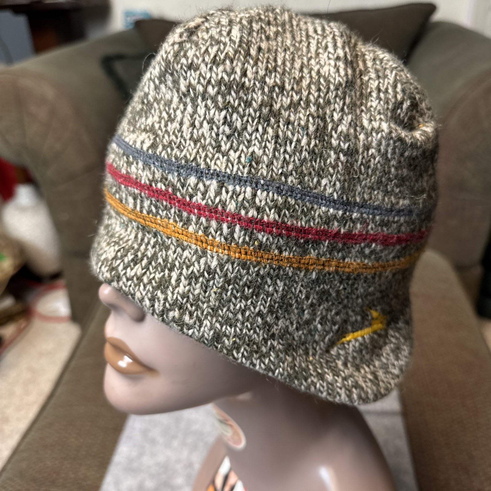 Vintage PILOT 100% Wool Beenie Hat 90s Snowboard Ski Made in Canada