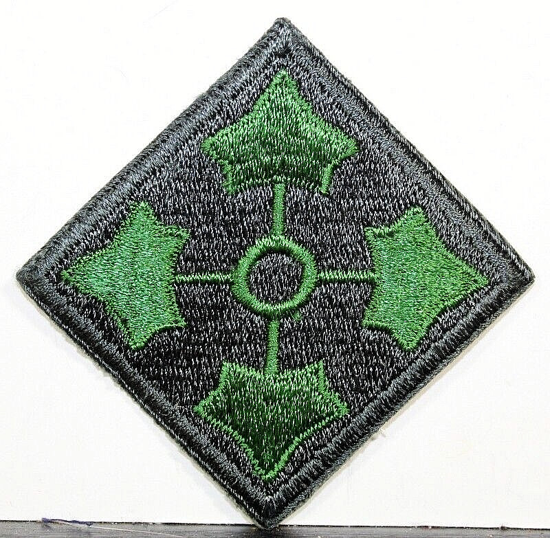 US Army Fourth 4th Infantry Division Fatigue Patch Insignia Fort Carson, CO V2