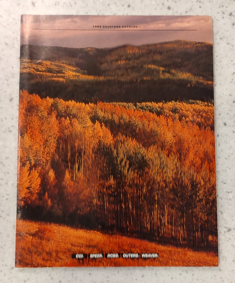 CCI / SPEER / RCBS / OUTERS / WEAVER - 1992 GUN / SHOOTING PRODUCT CATALOG