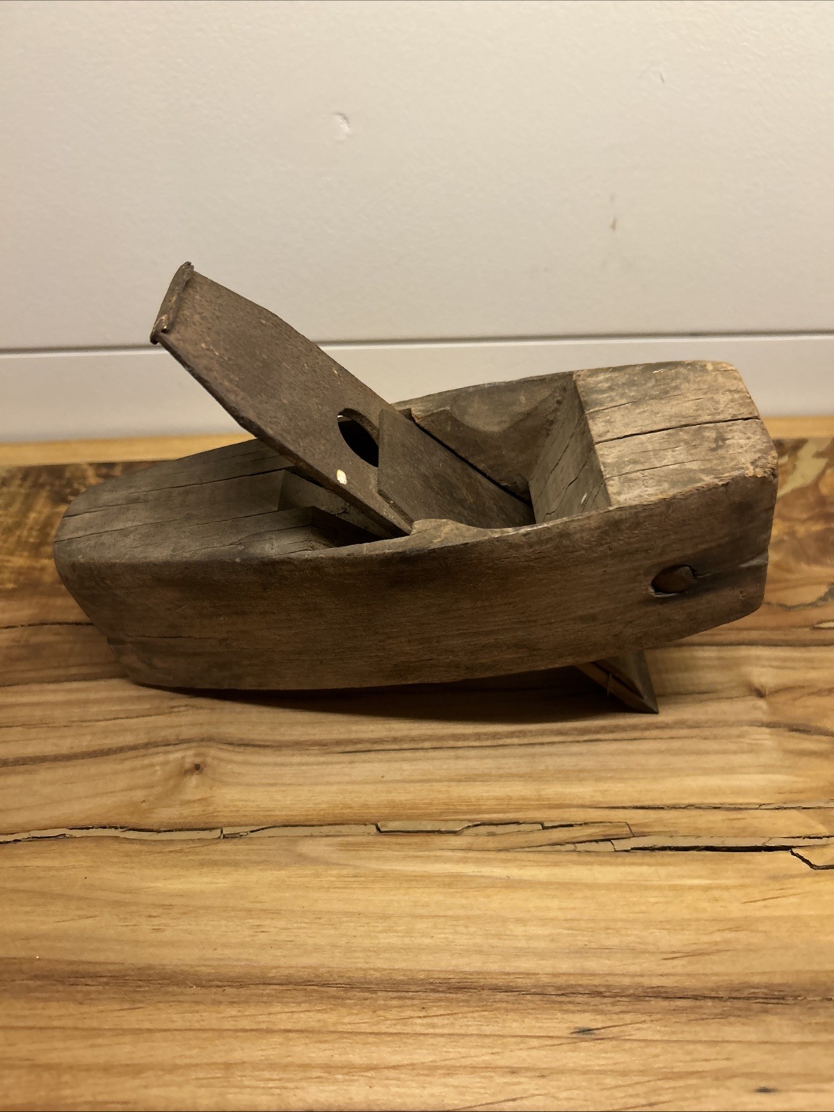 Antique Coffin Smoothing Plane Primitive Woodworking
