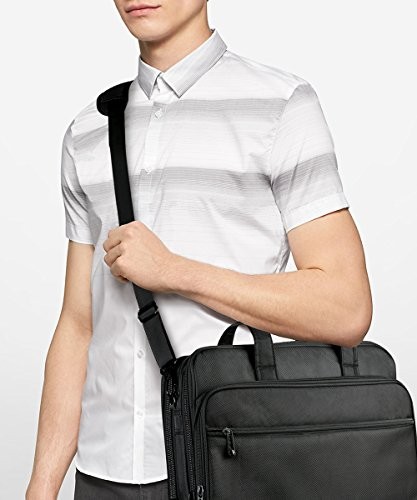 Shoulder Strap, 52" Universal Adjustable Padded Laptop Shoulder Strap Black