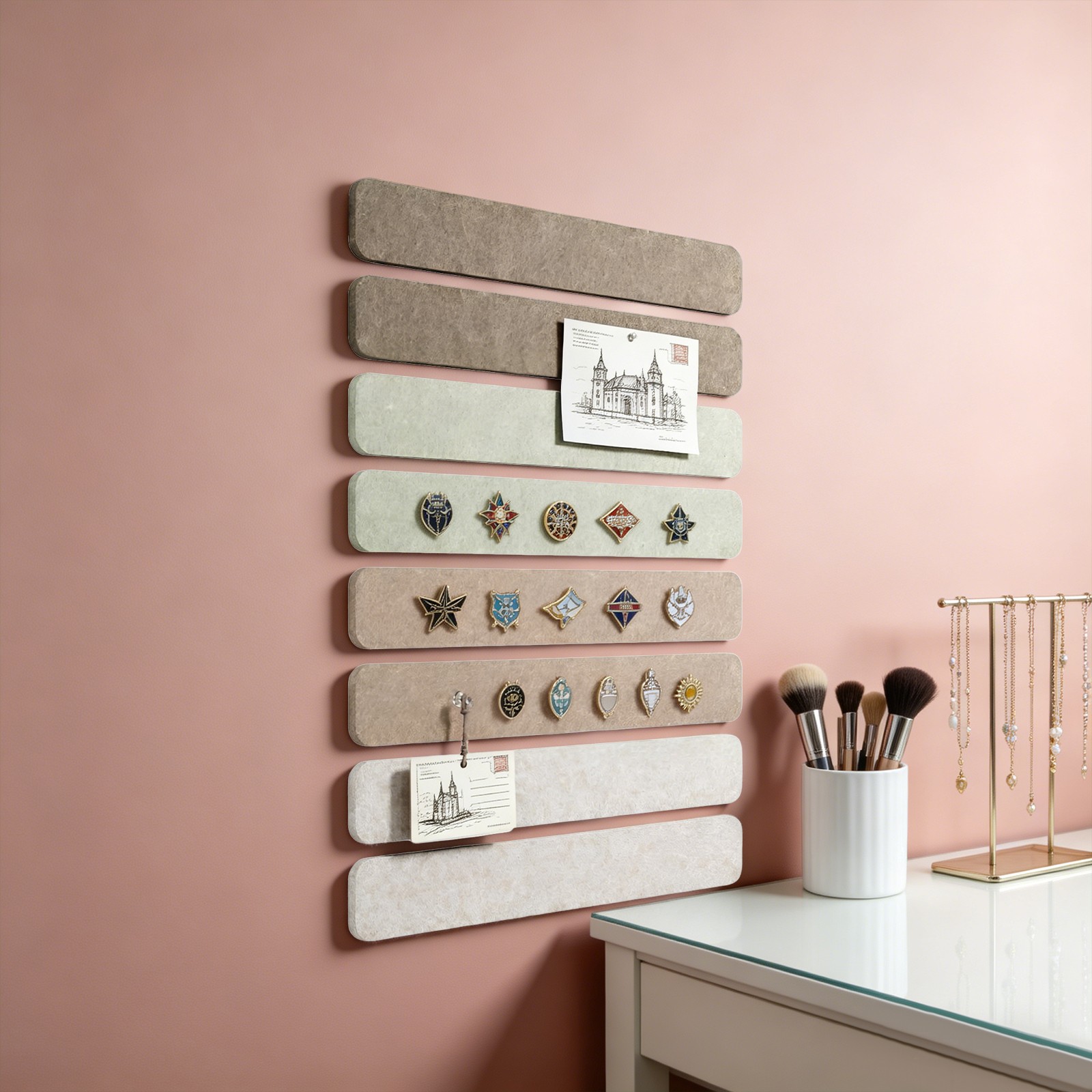 Felt Strip Board, 8-Pack Felt Strip Board, Felt Strip Board for Bedroom Door