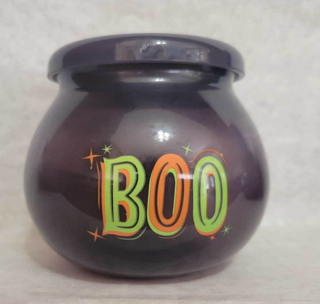 Hyde and Eek Plastic Lidded Snack Cauldron Cup New