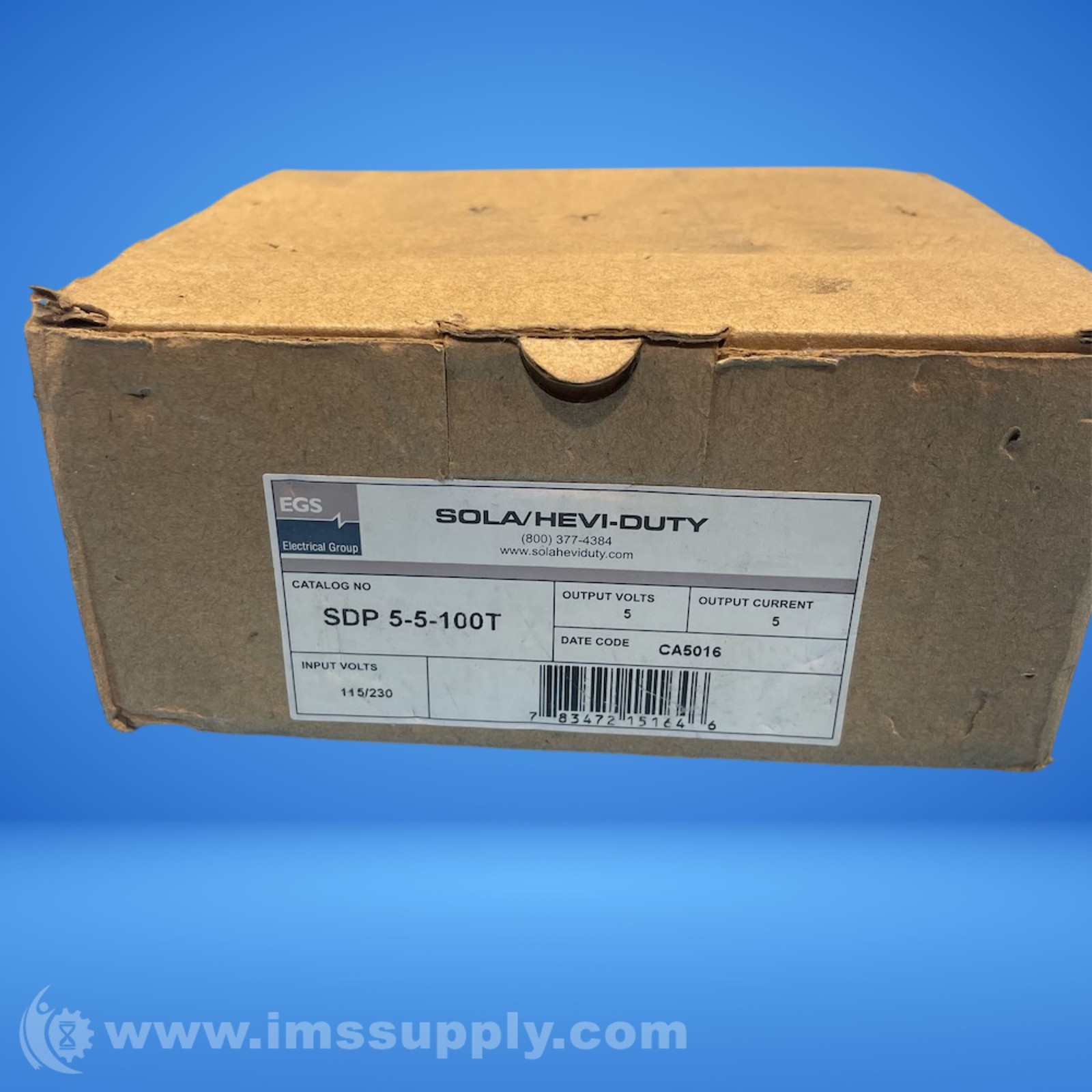 EGS SDP5-5-100T Power Supply FNOB