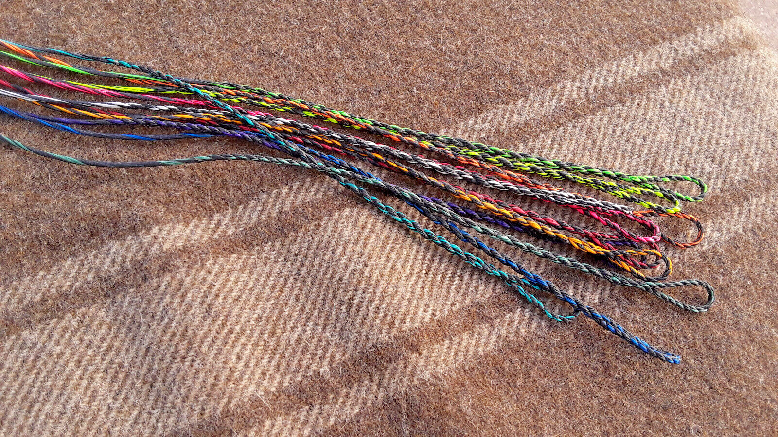 Flemish Twist Bow String - D97/"Fast Flight" - Color Streaked - All Colors