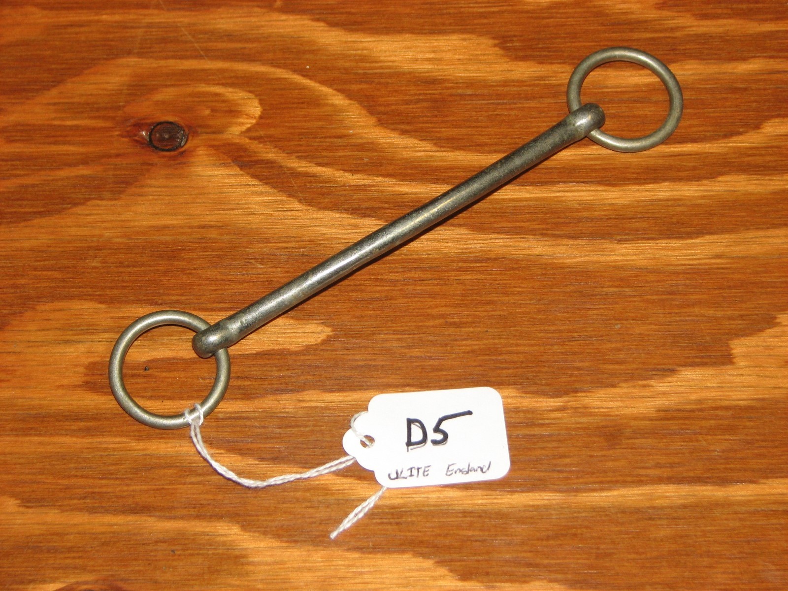 ULITE Standard Overcheck Bit 4.5" Straight Mouth - Driving/Harness England [D5]