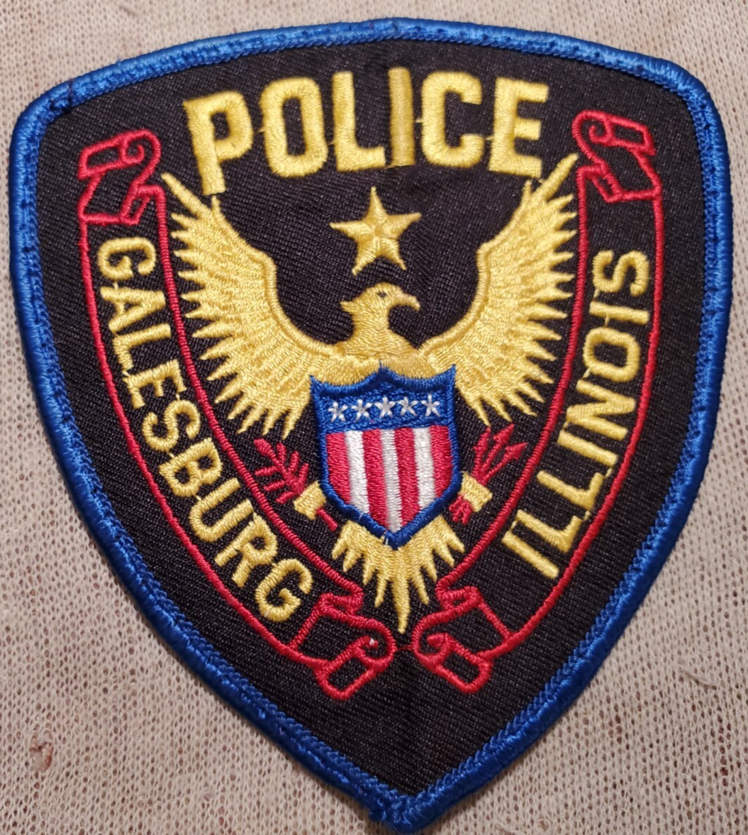 IL City of Galesburg Illinois Police Shoulder Patch