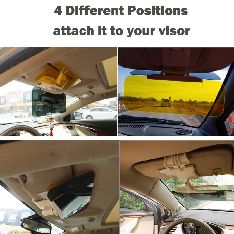 Day Night Universal HD Car Sun Visor Extension Car Anti Glare Driving Tac Visor