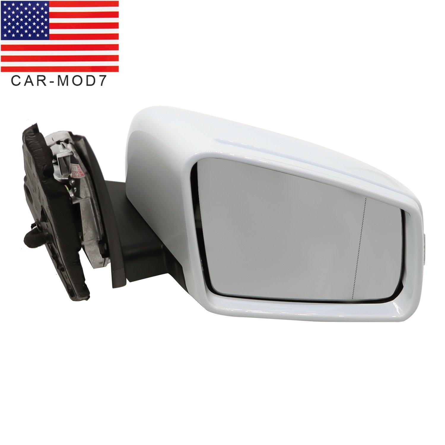 White Mirror Heated Right Power Fold Fits for Mercedes Benz C250 C300 C350 11-14