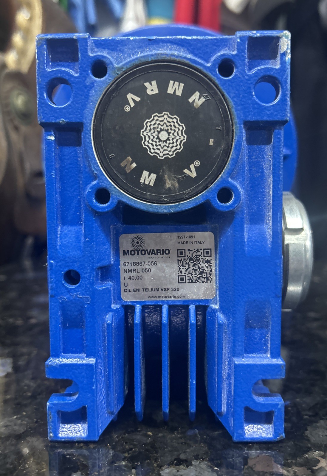 Motovario NMRL 050 Gear Box Reducer Oil Agip Telium VSF 320