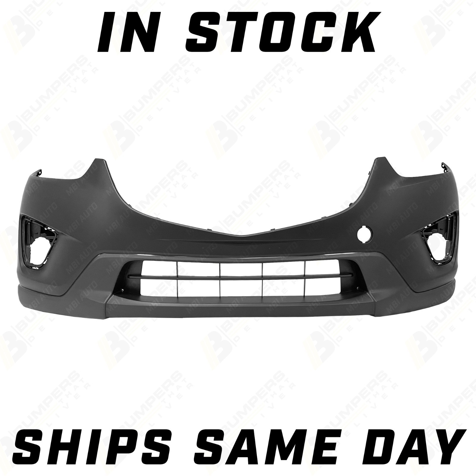 NEW Primered Front Bumper Cover Fascia for 2013-2016 Mazda CX-5 w/Tow Hook 13-16