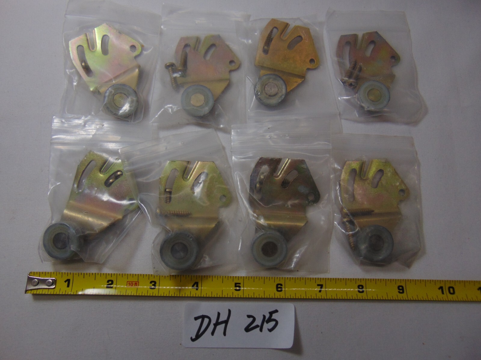 Johnson Hardware  Offset  1/16" & 5/16" Hanger Lot of 8 with Wheels 7/8"