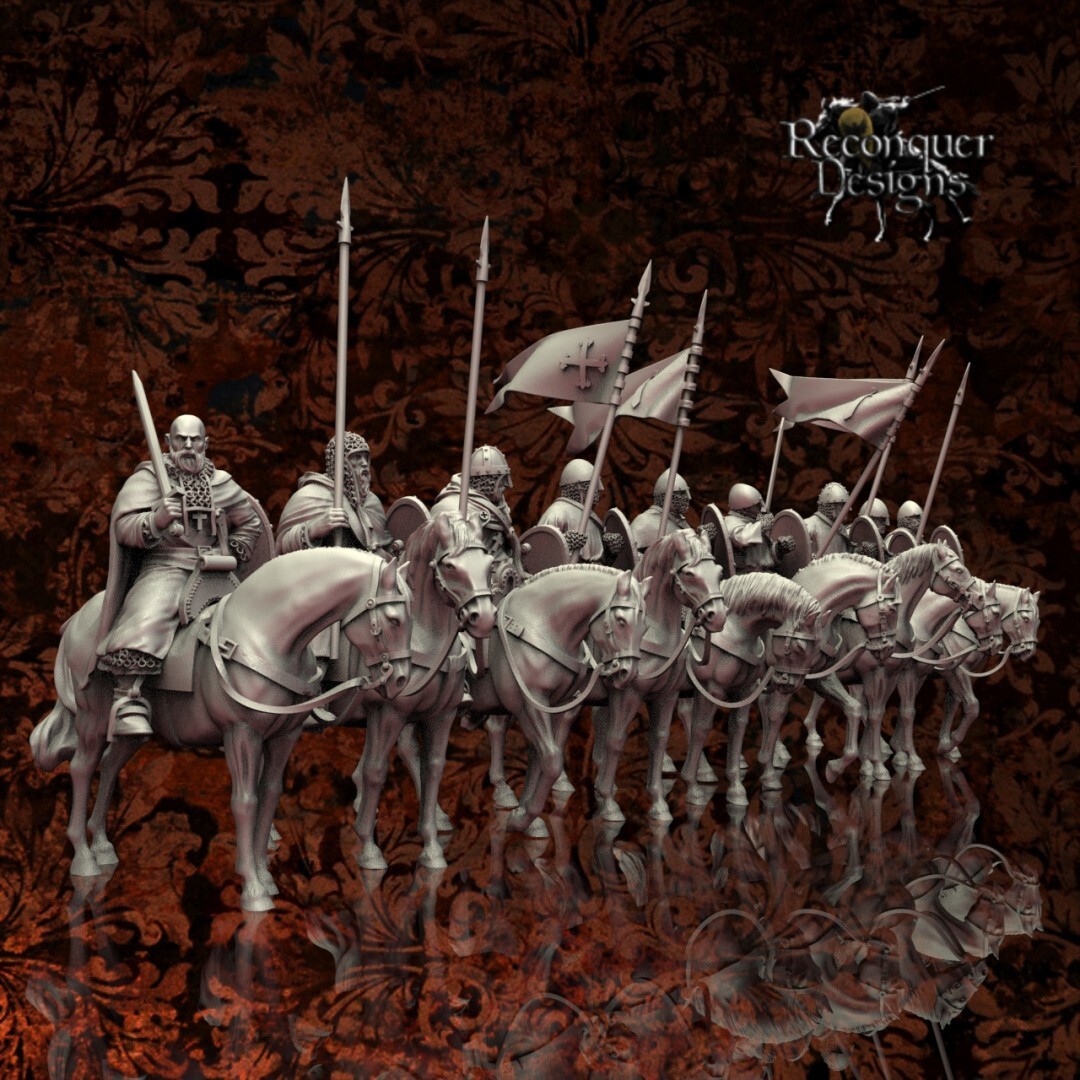 12th Century Military Order Knights 28mm