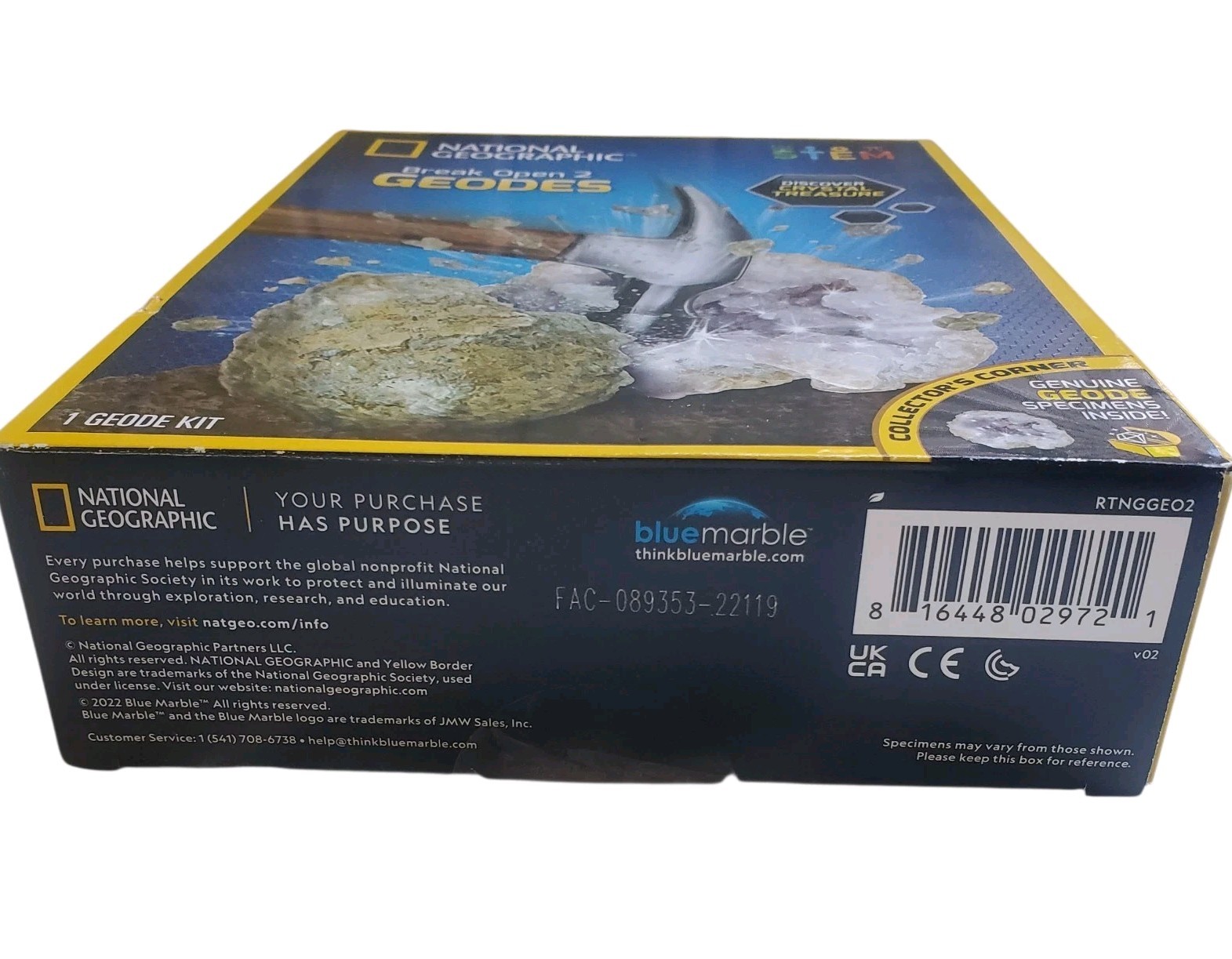 Break Open Geodes Discover Crystal Treasure Fun Learning National Geographic