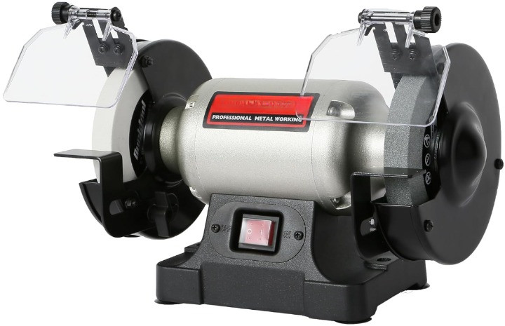 Esmeriladora de banco 6 pulgadas baja velocidad 1/3 HP, alta precisión estable