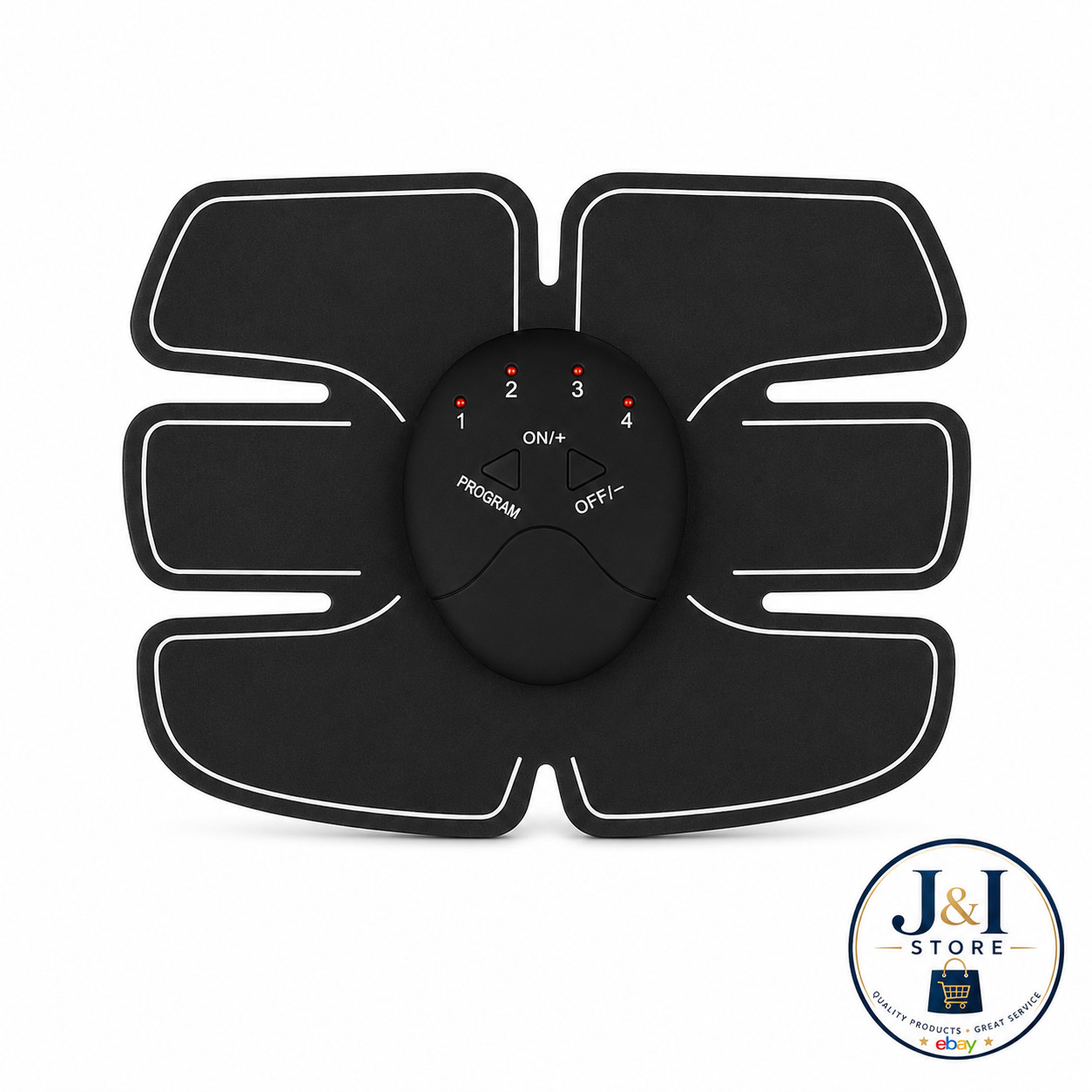 Smart EMS Abdominal Muscle Trainer Body Toner Electronic Fitness Stimulator