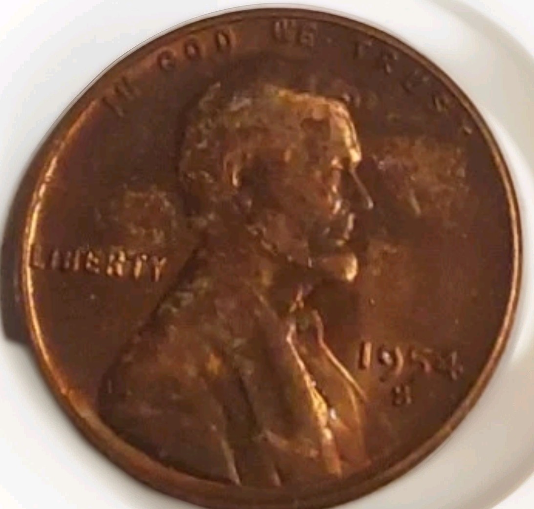 1954 S Lincoln Wheat Cent GEM BU RB Uncirculated 1c Coin Free Post Tracking