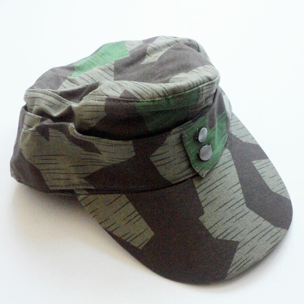 WW2 German Army M43 Splinter Camo Field Cap Hat Cotton Size 62CM