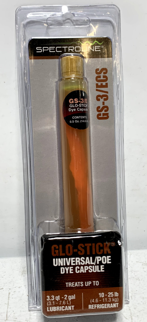 Spectronics GS-3/ECS Glo Stick Universal Poe Dye Capsule
