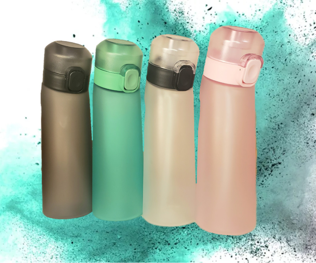 Ergonomic Sports Water Bottle with Scented Ring