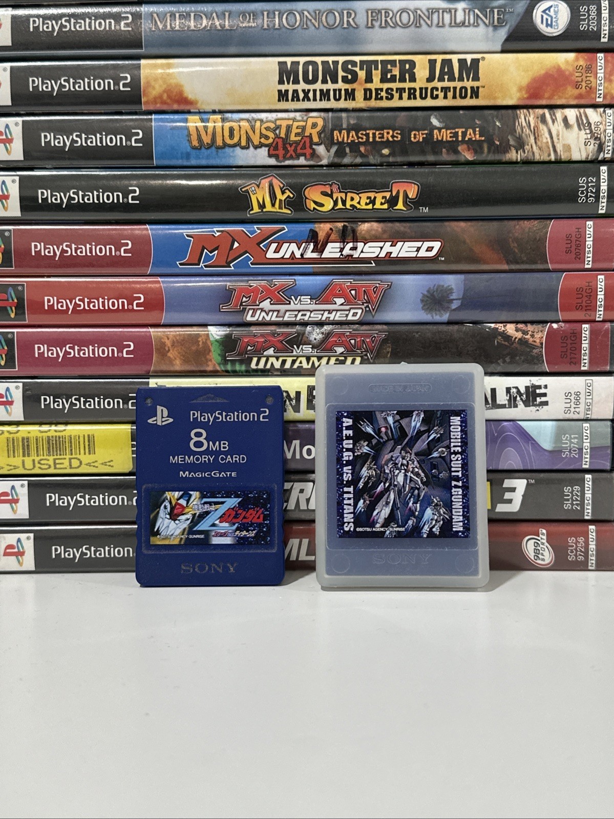 PS2 Memory Card 8MB Premium Series GUNDAM Z SCPH-10020 Playstation 2