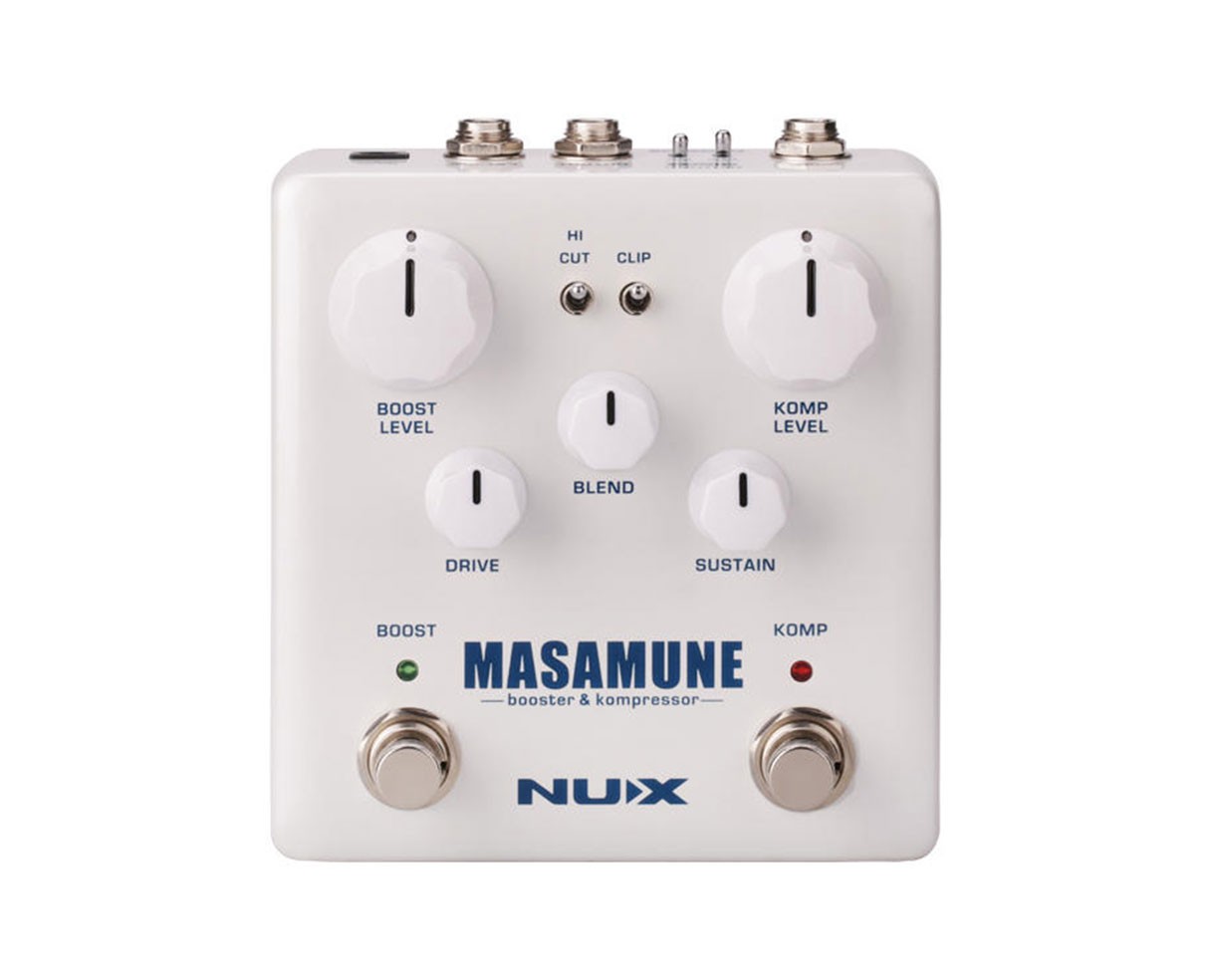 NUX NBK-5 Masamune Boost & Compressor + Gator Patch Cable 3 Pack