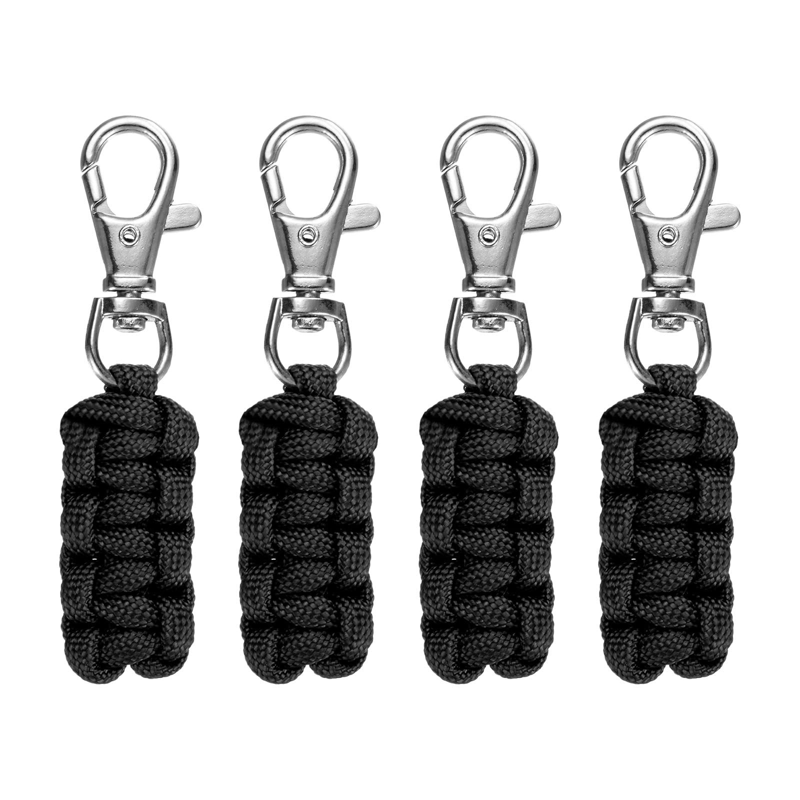 TIXIPEM Paracord Zipper Pulls [4PCS] - Paracord Lanyard Keychain Use for Lugg...