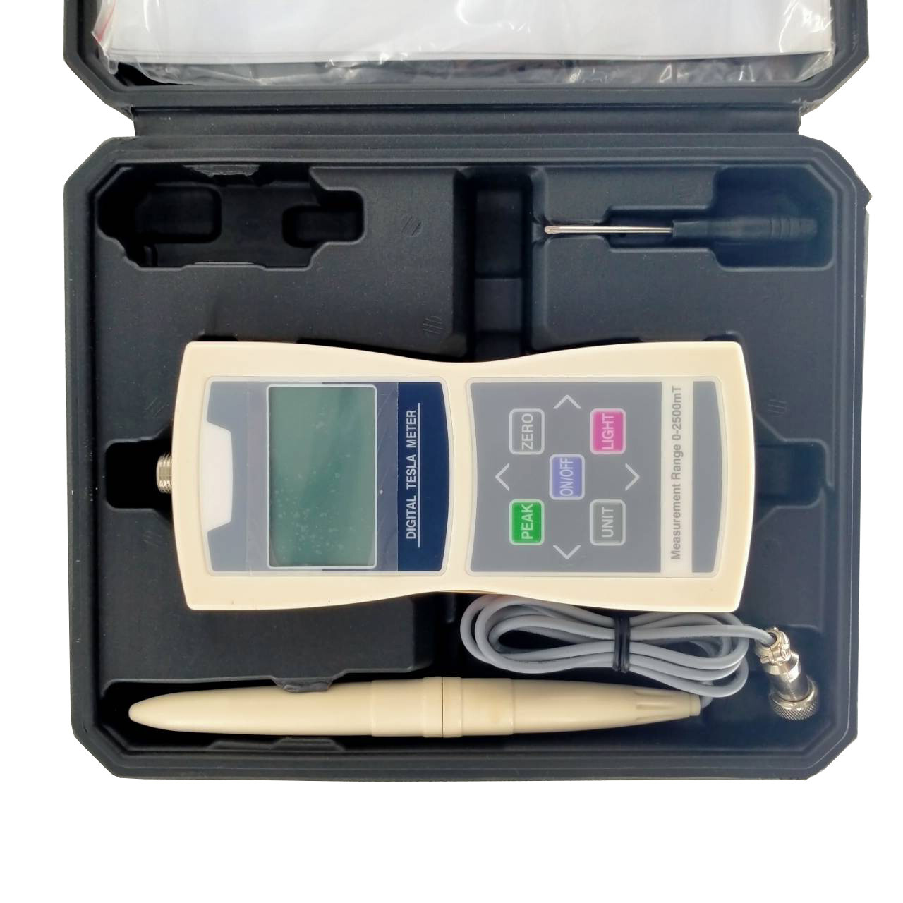 Handheld Tesla Meter Gauss Meter Magnetometer Digital Magnetic Field Tester