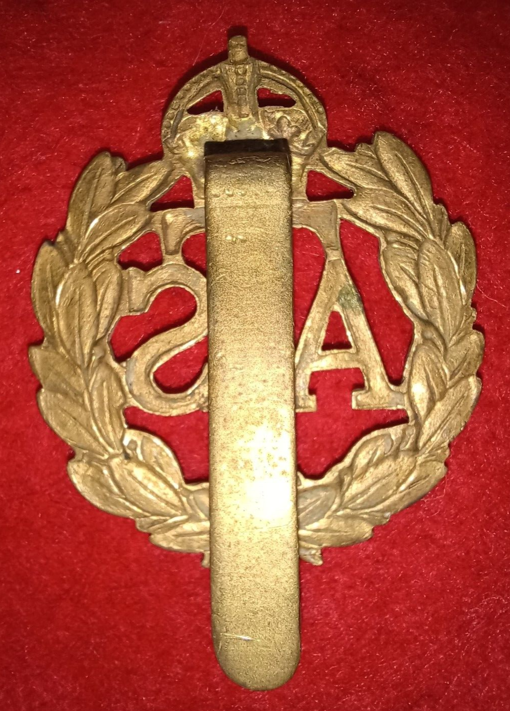Auxiliary Territorial Service WW2 Cap Badge, Genuine