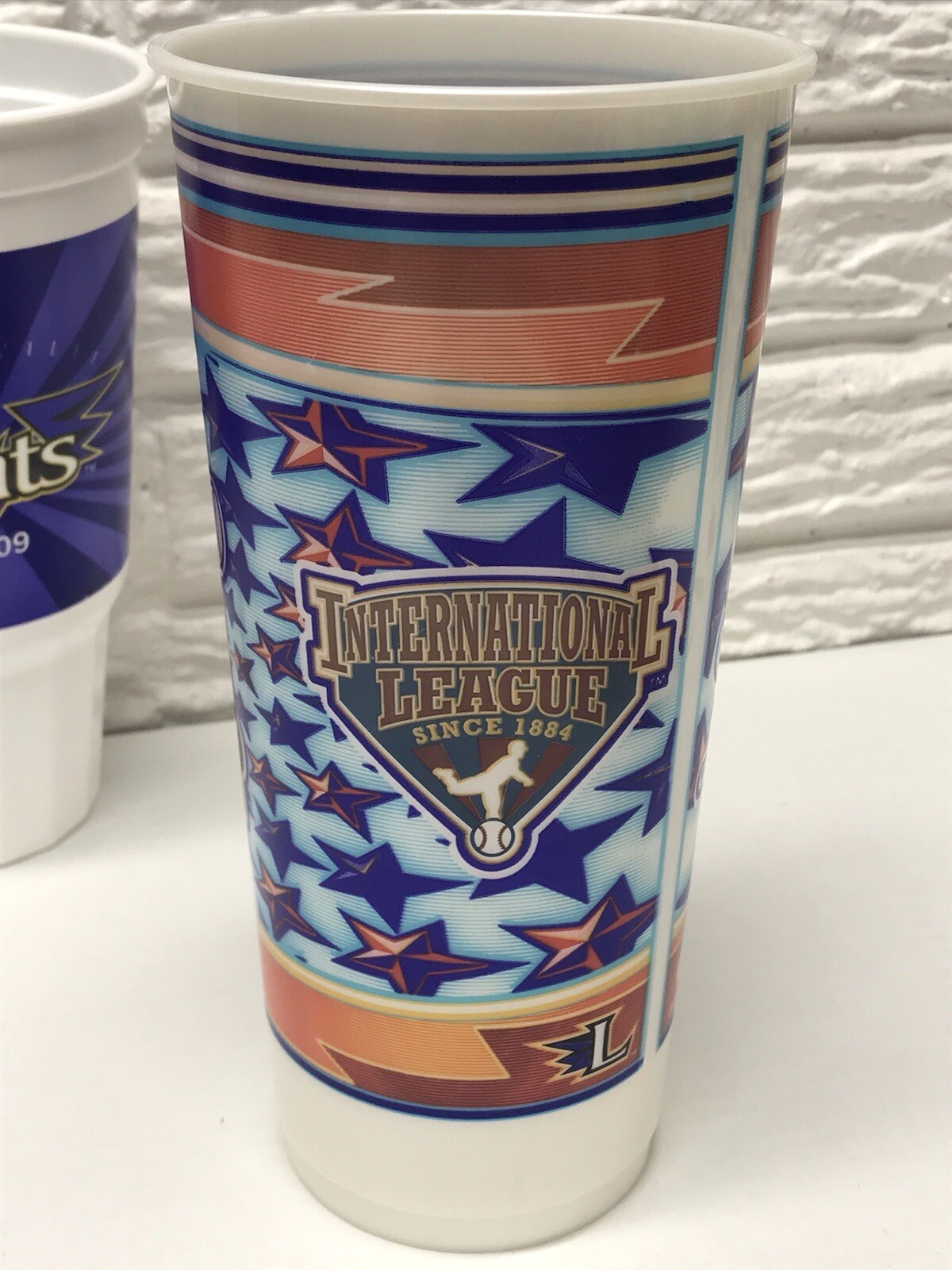 Lot of 3 Louisville Bats MILB Beverage Cups Cincinnati Reds Affiliate 2008-09