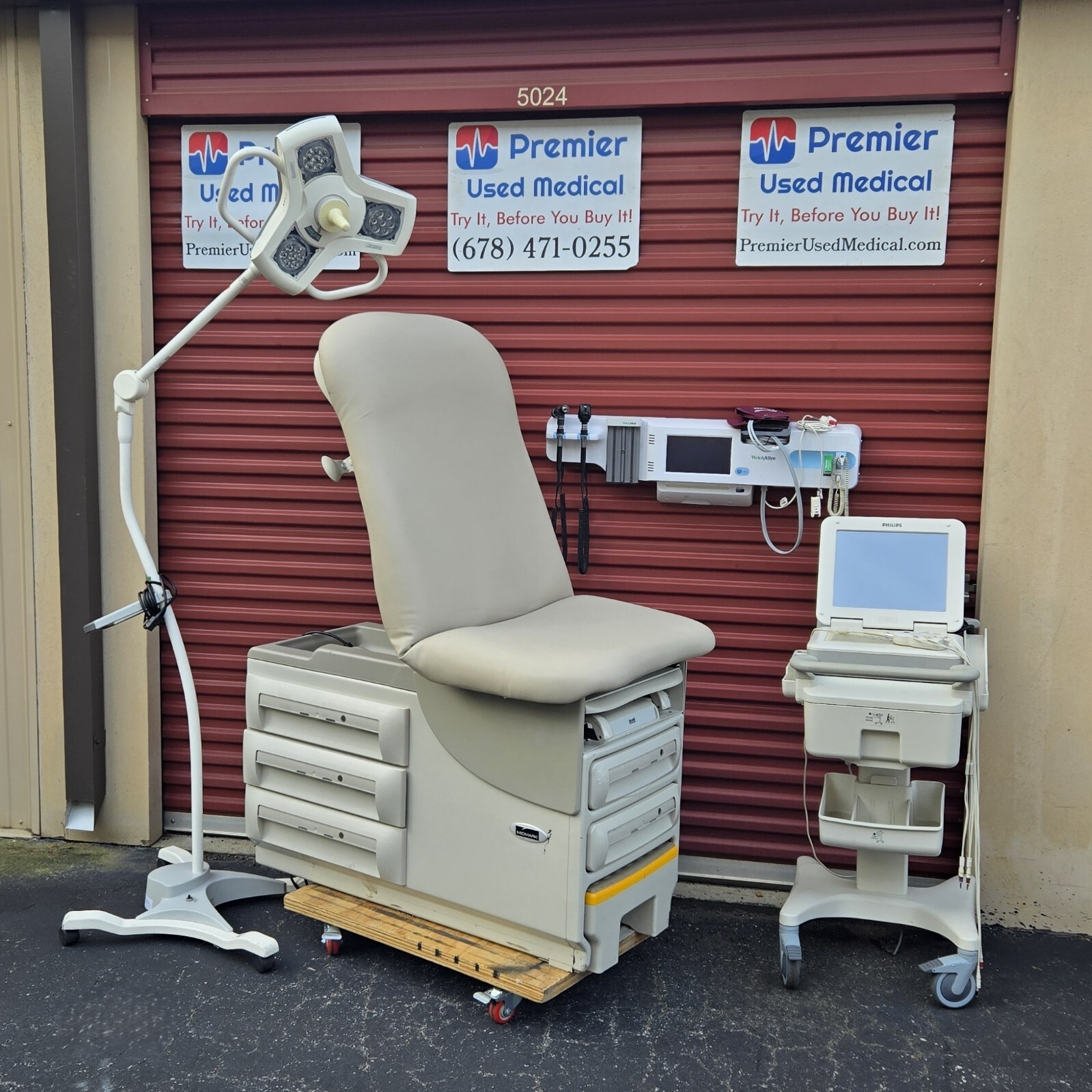 Exam Tables for Sale Ritter Midmark 604 w New Cream Wide *Premier Used Medical*