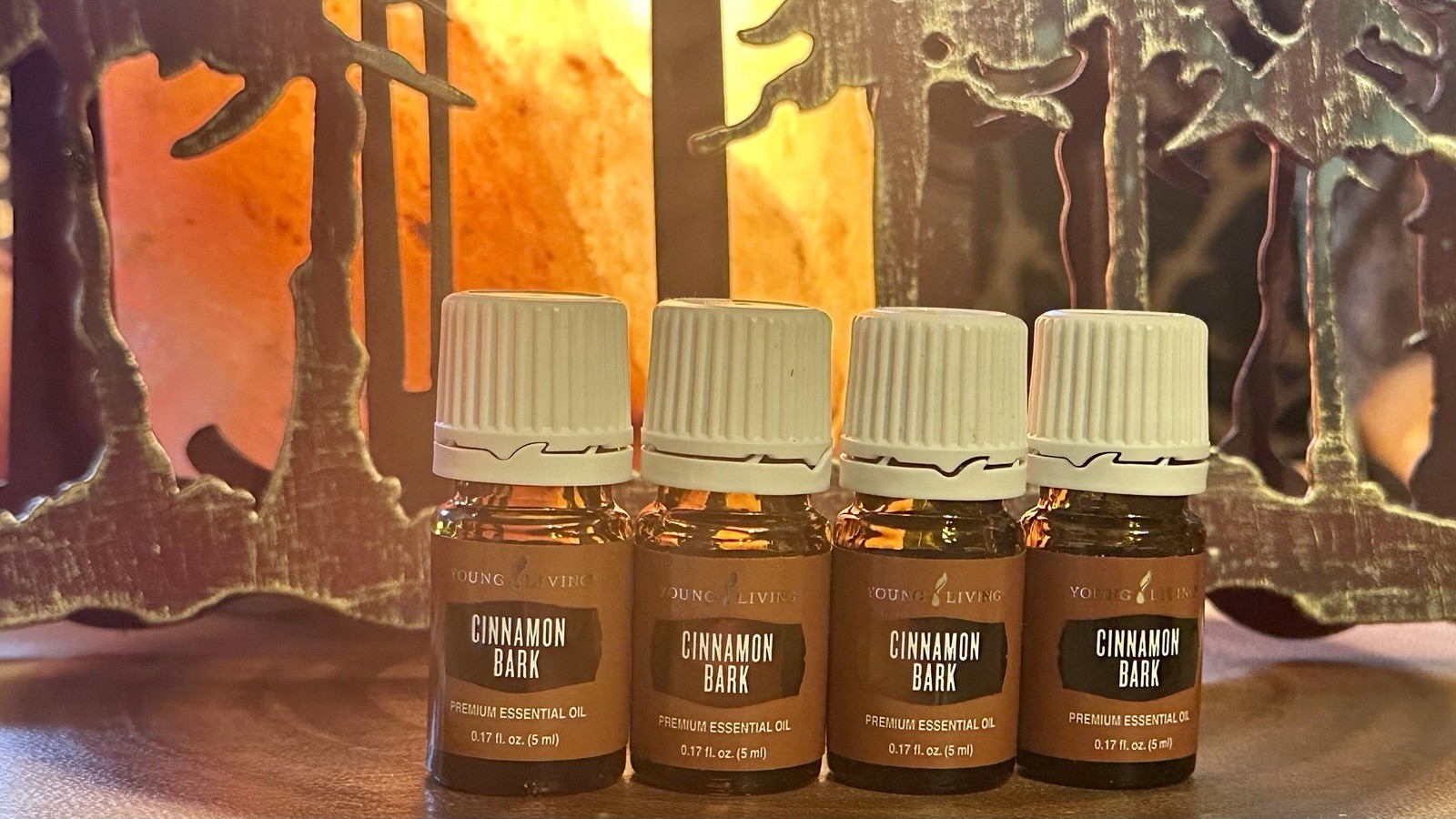 (4) Young Living Essential Oils CINNAMON BARK 5 ml each new/sealed