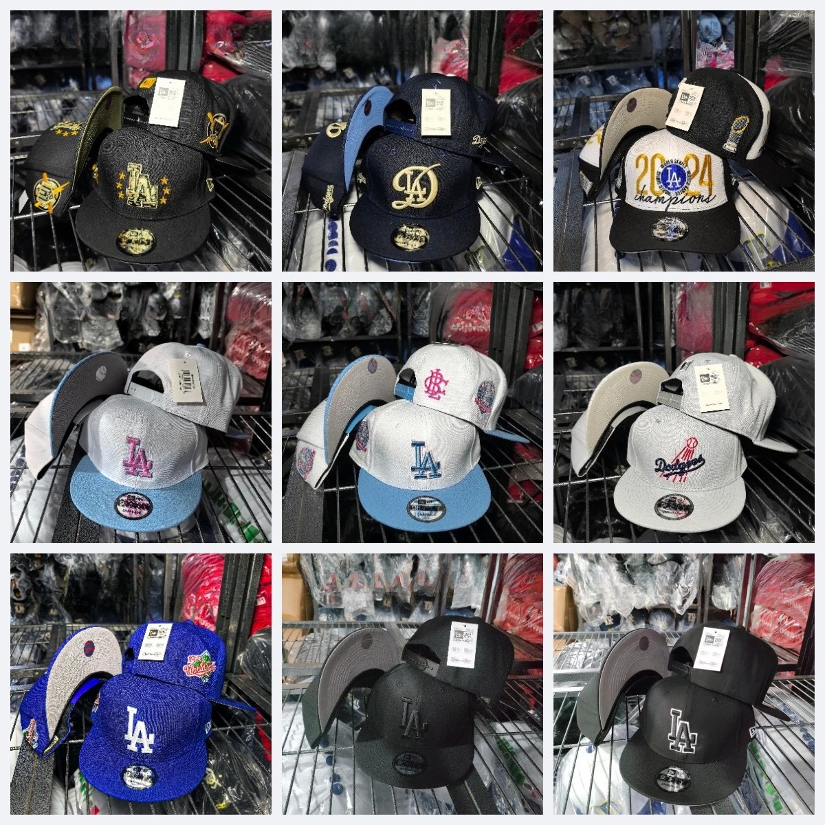 New Era Los Angeles Dodgers Hat 9FIFTY Snapback Adjustable Cap Baseball Hat