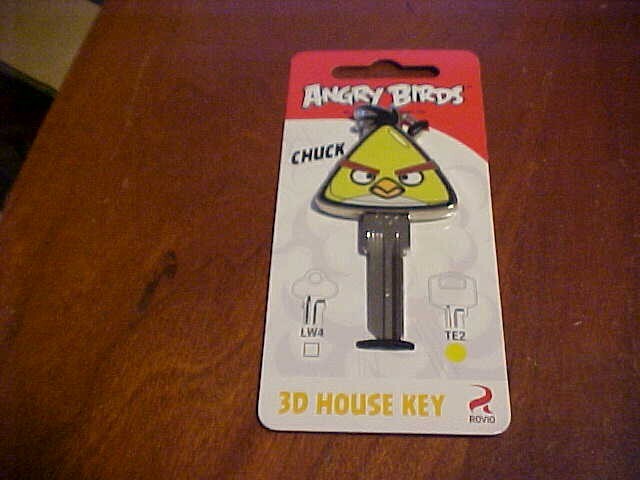 Angry Birds CHUCK - House Key Blank - Collectable - TE2 /kw1 with free shipping