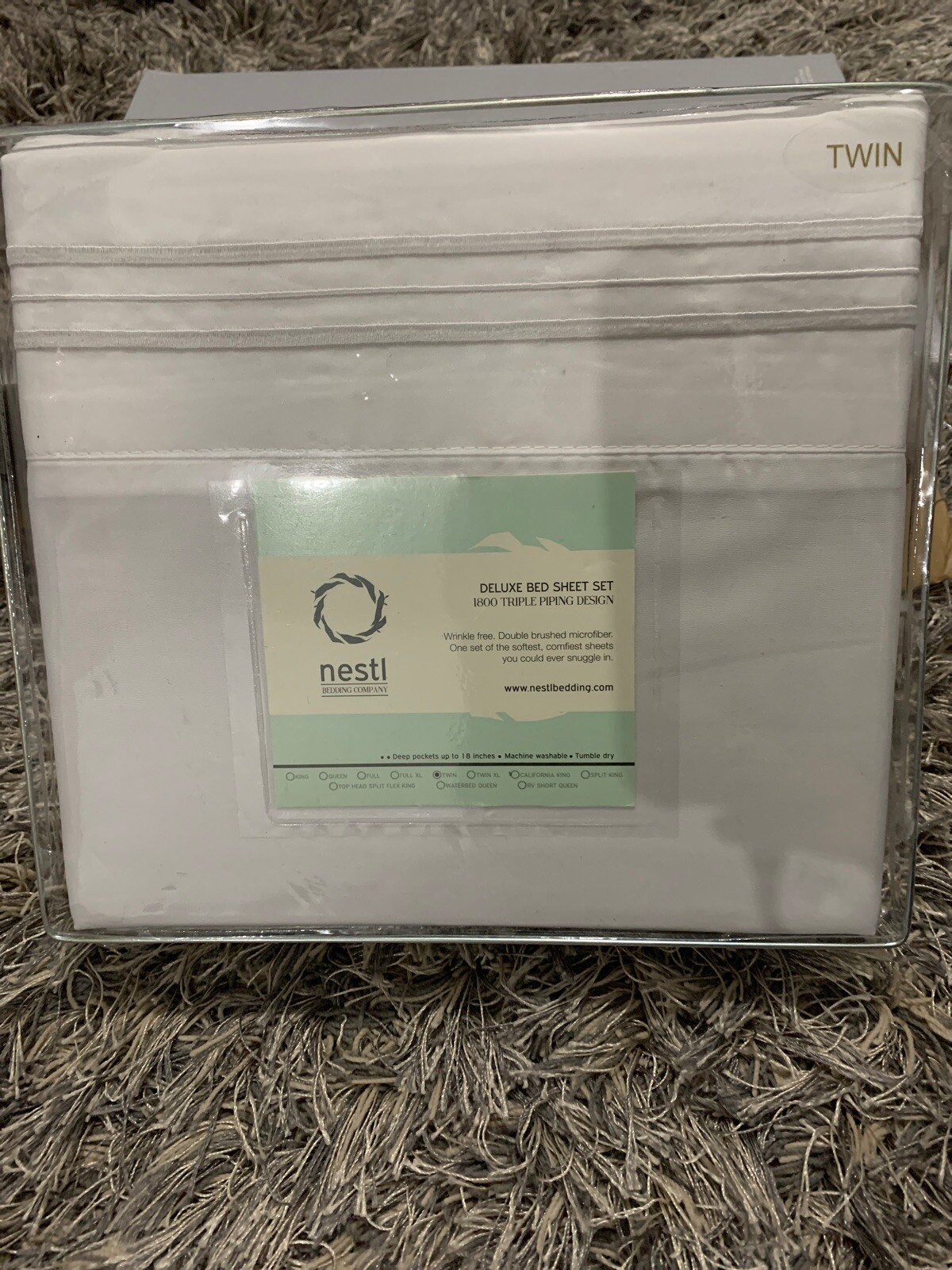 Twin Bed 3PC Sheet Set