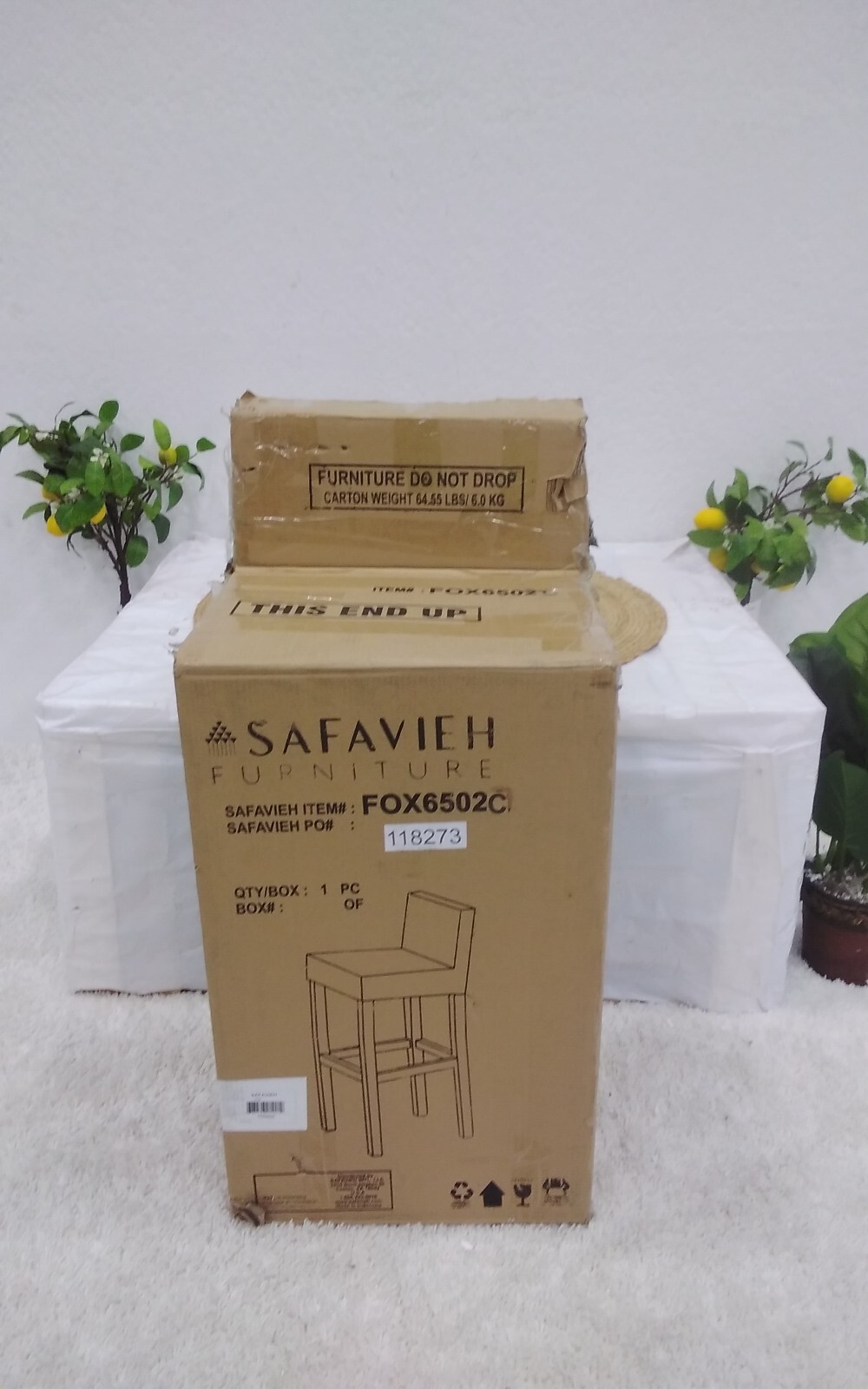 Safavieh Cypress Bar Stool, Reduced Price 2172707069 FOX6502C