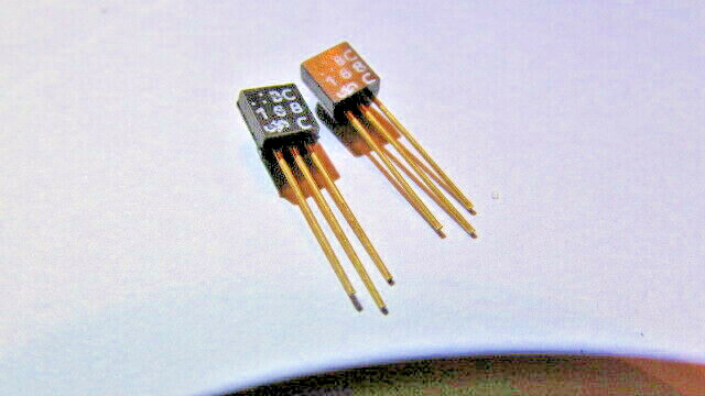 BC168C Genuine Siemens Germany NPN Transistor 3-Pin Gold Lead High-Quality, 2pcs