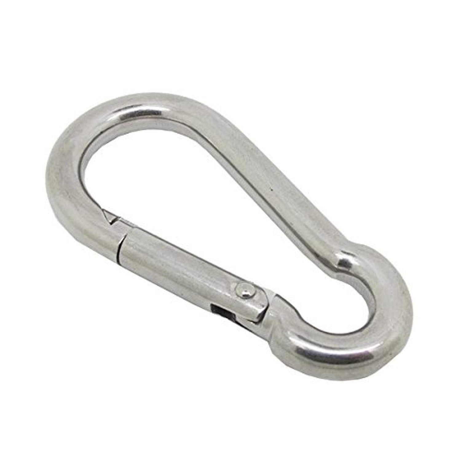 Scuba Choice Stainless Steel Boat Clip Carabiner 3.13" – Safety Spring Hoo