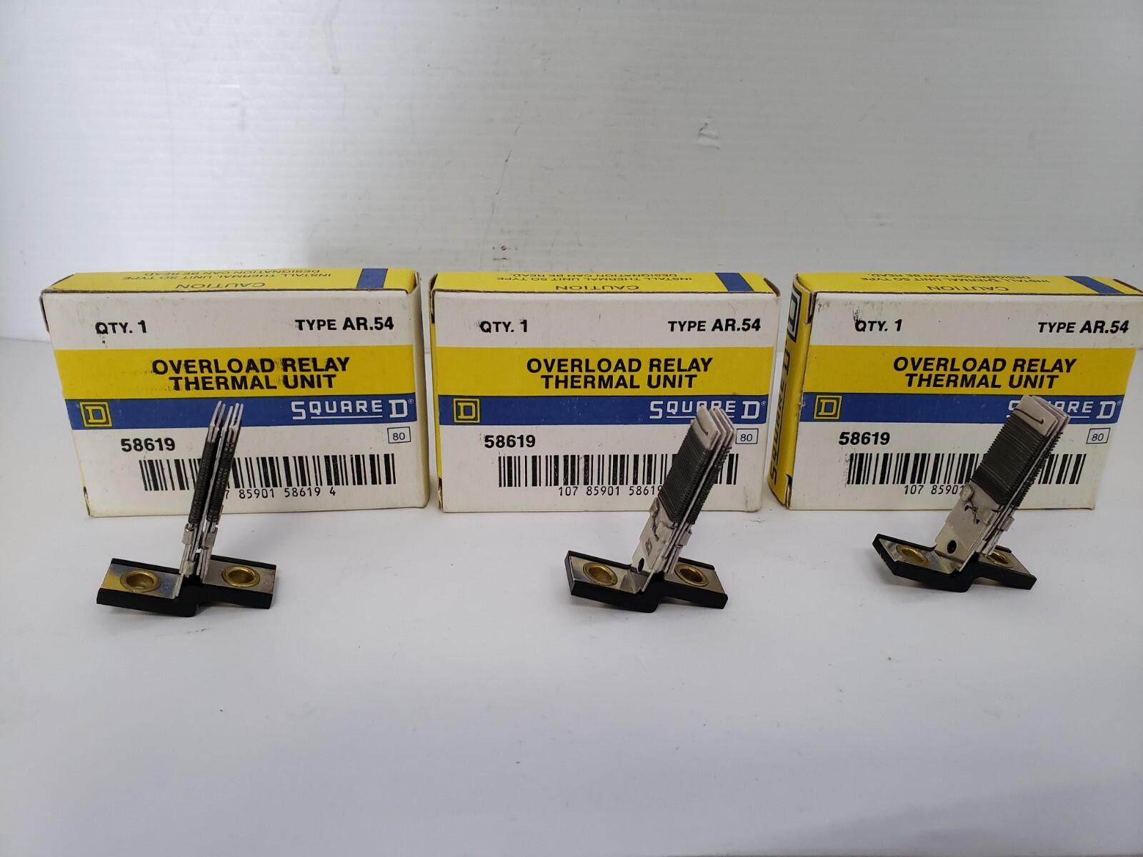 SQUARE D AR.54 OVERLOAD RELAY THERMAL UNIT (LOT OF 3) NIB