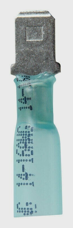 Jandorf Terminal MALE DISCONNECT 5pk BLUE 16-14 Ga. Insulated Heat Shrink 60863