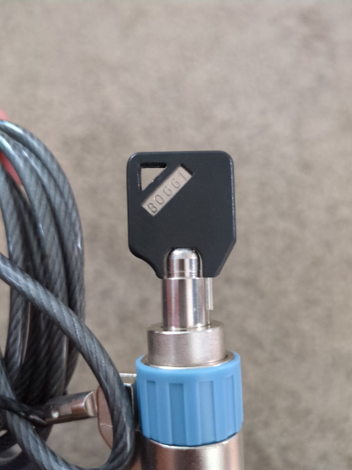 Brenthaven Zero Impact 4100 Keyed Cable Lock for Notebooks and Laptops