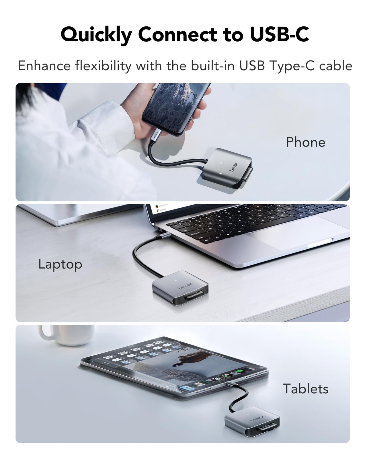 Lexar RW510 CFexpress Type B Card Reader USB 3.2 Gen 2