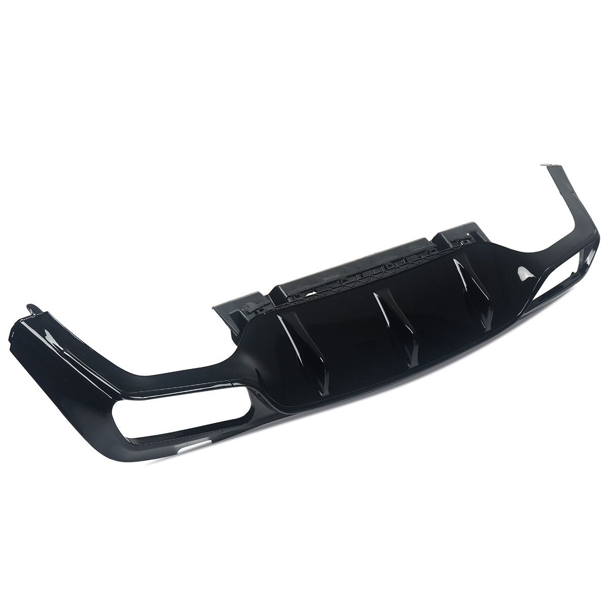 Rear Bumper Diffuser Lip W/ Exhaust Tips For 2016-2020 Benz W213 E300 E400 E43